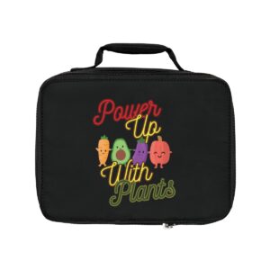 Lunch Bag, Power Up- Black